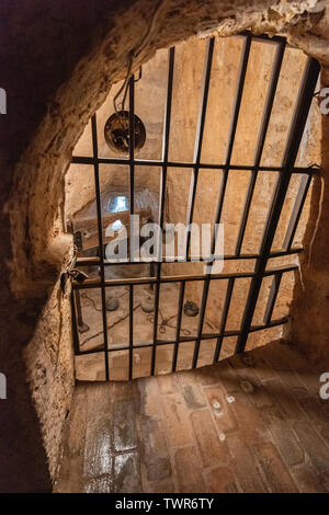 All'interno di Hvar La Fortezza Spagnola, Isola di Hvar, Dalmazia, Croazia Foto Stock