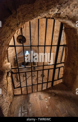 All'interno di Hvar La Fortezza Spagnola, Isola di Hvar, Dalmazia, Croazia Foto Stock