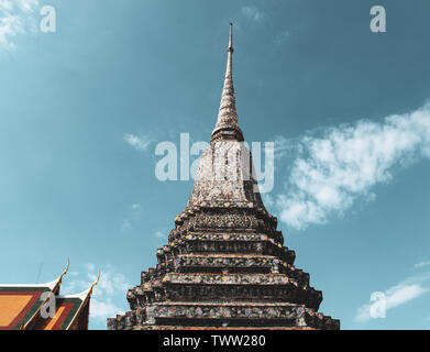 Tempio buddista a Bangkok, in Thailandia Foto Stock