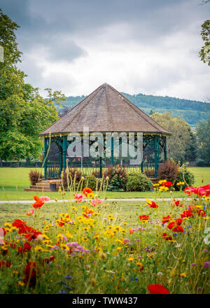Bailey Parco e Giardino Sensoriale ad Abergavenny, Monmouthshire, Galles Foto Stock