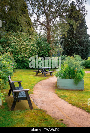 Bailey Parco e Giardino Sensoriale ad Abergavenny, Monmouthshire, Galles Foto Stock