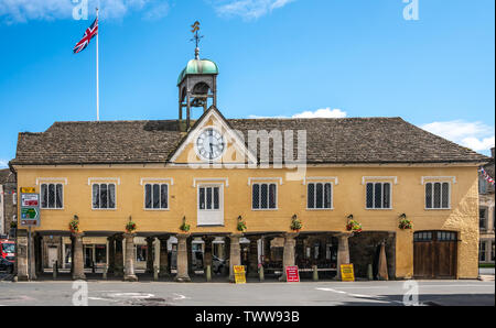 Il mercato storico Hall Tetbury, Cotswolds, Gloucestershire, Regno Unito Foto Stock