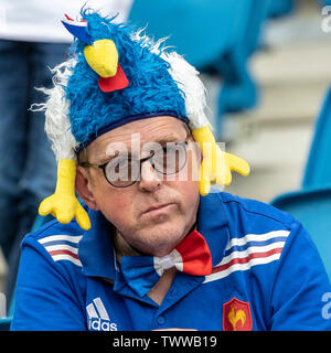 Le Havre, Francia. Il 23 giugno, 2019. Durante una partita tra il Brasile e la Francia. La qualificazione della Coppa del Mondo di calcio. La FIFA. Tenuto presso Il Oceane Stadium di Le Havre, Francia. Credito: Foto Arena LTDA/Alamy Live News Foto Stock