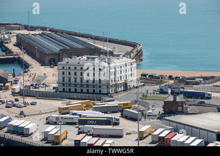 Dover cruise terminal Foto Stock