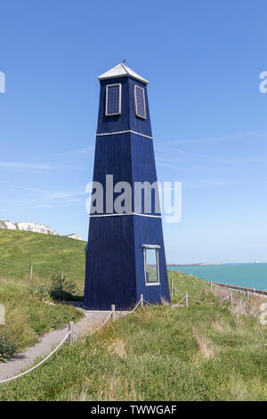 Samphire Hoe Tower Foto Stock