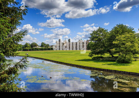 Audley End House e giardini vicino a Saffron Walden, Essex, Inghilterra, Regno Unito, GB Foto Stock