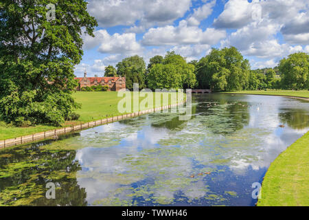 Audley End House e giardini vicino a Saffron Walden, Essex, Inghilterra, Regno Unito, GB Foto Stock