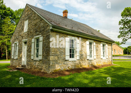 Vecchio Mulino di Browns Scuola, Browns Mill Road, Kauffman Stazione, Pennsylvania Foto Stock