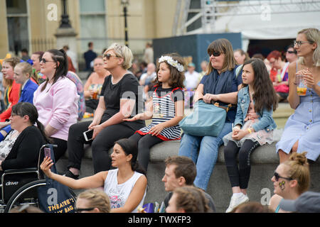 Londra, Regno Unito. Il 23 giugno, 2019. West End Live 2019 - Giorno 2 in Trafalgar Square, il 23 giugno 2019, Londra, Regno Unito. Credito: Picture Capital/Alamy Live News Foto Stock