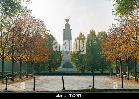 Vista la mattina della guerra sovietica Memorial a Budapest, Ungheria Foto Stock