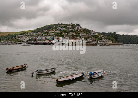 Vista di Kingswear da Bayards Cove Foto Stock