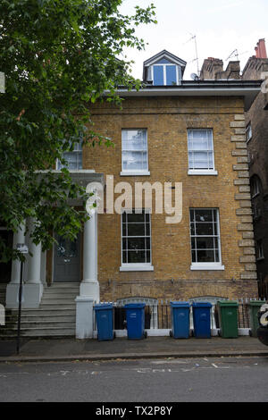 L'indirizzo residenziale di Boris Johnson MP per il Partito conservatore e fidanzata Carrie Symonds, London, England, Regno Unito Foto Stock