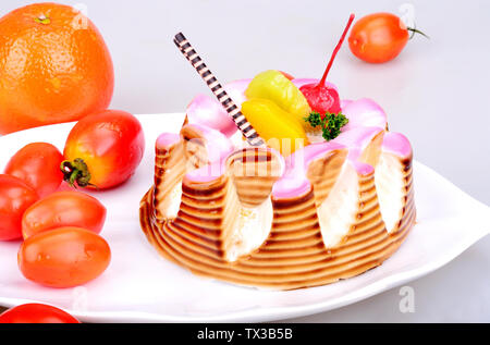 La frutta per la decorazione,sulle torte fresche Foto Stock