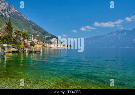 L'Italia, Lombardia, Lago di Garda, Gargnano Foto Stock