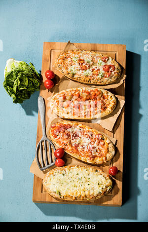 Pizza rustica di pane Foto Stock