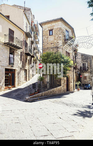 L'Italia, sicilia, Petralia Soprana, old town Foto Stock