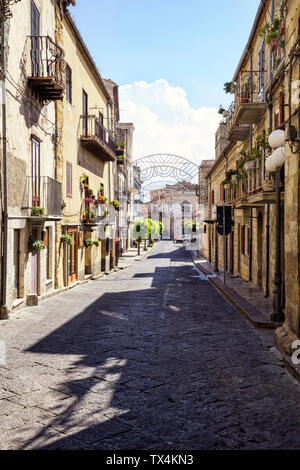 L'Italia, sicilia, Petralia Soprana, old town Foto Stock