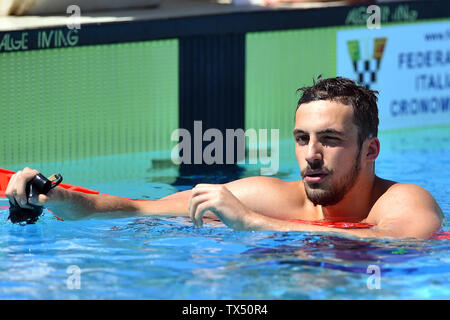 Roma, Italia. Il 24 giugno 2019. La cinquantaseiesima edizione della Settesoli Nuoto Trofeo.Roma 23-06-2019 nella foto Mattia Zuin Foto fotografo01 Credit: Indipendente Agenzia fotografica/Alamy Live News Foto Stock