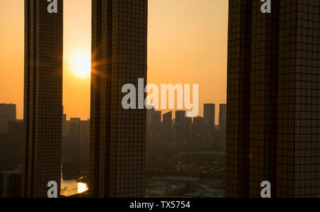 Tianfu nuovo quartiere Foto Stock