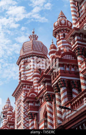 Red Masjid, Pettah, Colombo, Sri Lanka Foto Stock