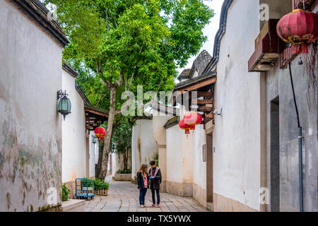 Sanfang sette Lane, Fuzhou, Fujian Foto Stock