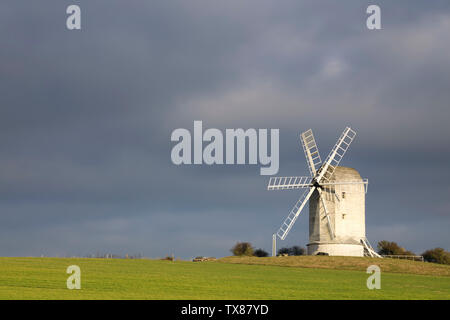 Il mulino a vento di Ashcombe in East Sussex Foto Stock