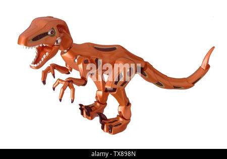 Raptor dinosauro giocattolo magnetico Foto Stock