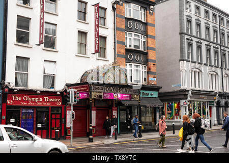 L'Olympia Theatre su Dame Street a Dublino, Irlanda. Foto Stock