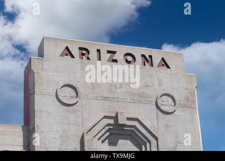 TUCSON, AZ/STATI UNITI D'America - 11 Aprile 2019: Arizona Stadium nel campus della University of Arizona. Foto Stock