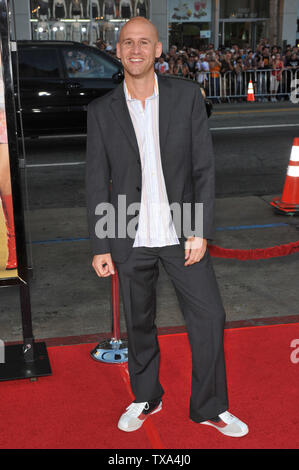 LOS ANGELES, CA. Agosto 26, 2009: Direttore Phil Traill presso la premiere mondiale del suo nuovo film " tutto su Steve' a Grauman's Chinese Theater di Hollywood. © 2009 Paul Smith / Featureflash Foto Stock