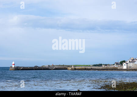 Castletown, Isle of Man La città si trova sul lato nord-ovest della baia di Castletown Foto Stock