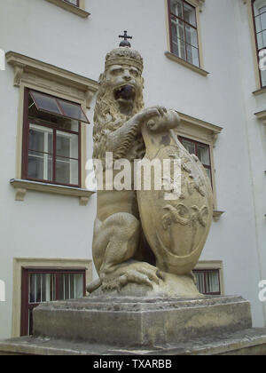 Il Palazzo Imperiale Hofburg entrata di Vienna in Austria. Foto Stock