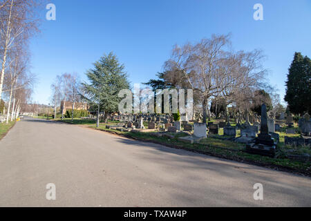 Le tombe e il cimitero di cui Canford cimitero, Bristol Foto Stock