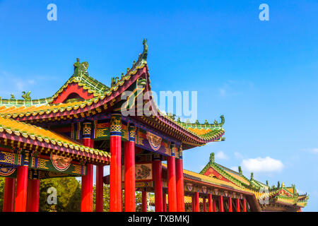 Pearl Bay tempio in Yangjiang città, provincia di Guangdong Foto Stock