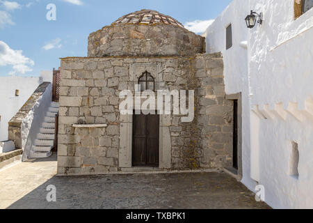 Architettura bizantina, a cupola, struttura religiosa del monastero di San Giovanni il Teologo. Foto Stock