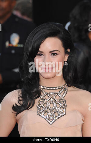 LOS ANGELES, CA. 22 novembre 2009: Demi Lovato al 2009 American Music Awards presso il Nokia Theatre di Los Angeles Live. © 2009 Paul Smith / Featureflash Foto Stock