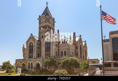 VICTORIA, TEXAS - Giugno 9, 2019 - Storico Victoria County Courthouse costruito nel 1823 Foto Stock