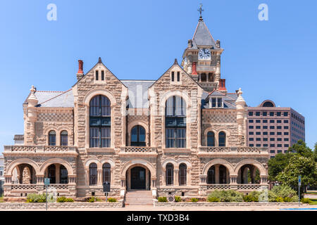 VICTORIA, TEXAS - Giugno 9, 2019 - Storico Victoria County Courthouse costruito nel 1823 Foto Stock