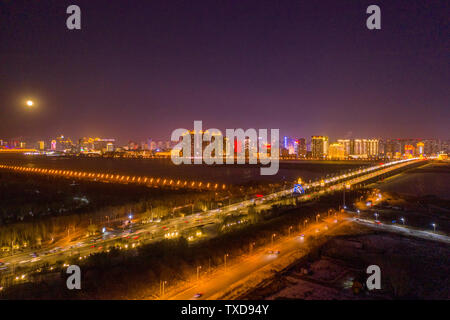 Harbin ed al Mondo del Ghiaccio e della neve Foto Stock