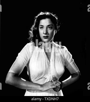 Attrice indiana Bollywood Nargis, India, Asia, 1955 Foto Stock