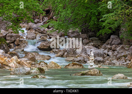 Poellat gorge in Schongau vicino al Castello di Neuschwanstein, Baviera, Germania Foto Stock