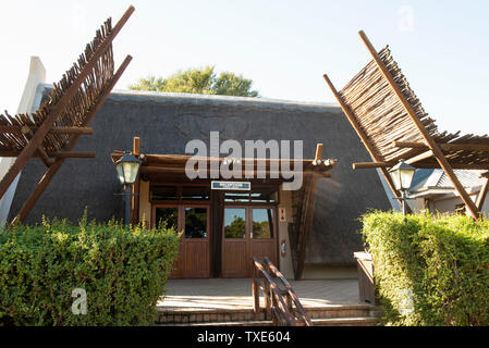 Reception, Addo Elephant National Park, Sud Africa Foto Stock