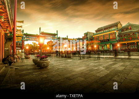 Beijing Qianmen Foto Stock