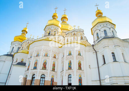 Cattedrale della Dormizione. Kiev Pechersk Lavra. A Kiev, Ucraina Foto Stock