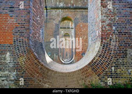 Ouse valley viadotto, Balcombe, West Sussex, Regno Unito Foto Stock