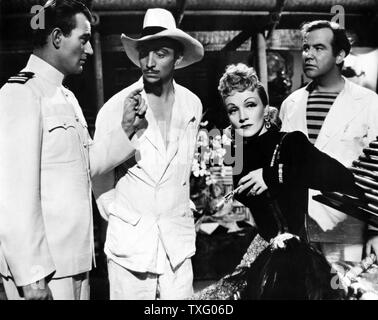 Sette peccatori Anno : 1940 USA Direttore : Tay Garnett Marlene Dietrich, John Wayne, Mischa Auer, Broderick Crawford Foto Stock