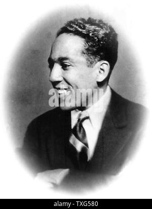 (James Mercer) Langston Hughes (1902-1967) African American/Caucasian poeta, commediografo scrittore e giornalista. Foto Stock