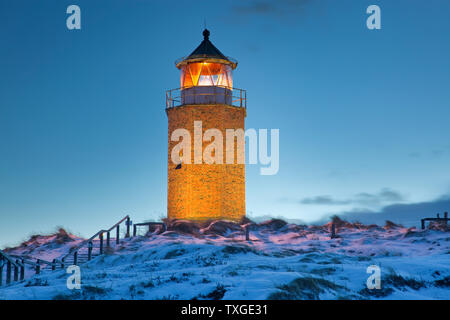 Geografia / viaggio, Germania, Schleswig-Holstein, con faro di Kampen, isola Sylt, Frisone settentrionale è, diritti aggiuntivi-clearance-Info-non-disponibile Foto Stock