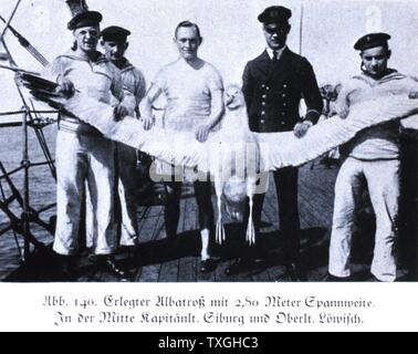 Fotografia scattata durante la spedizione di meteore da F. Spiess. Il tedesco della Atlantic expedition. Datata 1927 Foto Stock