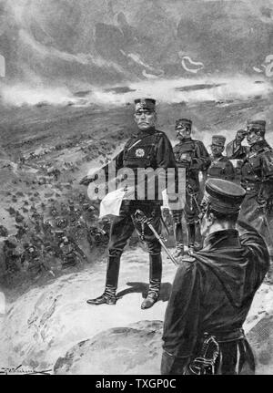 Guerra Russo-giapponese 1904-1905: Generale Kuroki, comandante in capo della giapponese prima armata 1904 Foto Stock